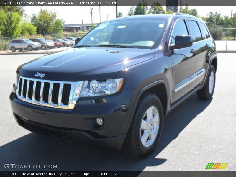 Blackberry Pearl / Black 2011 Jeep Grand Cherokee Laredo 4x4