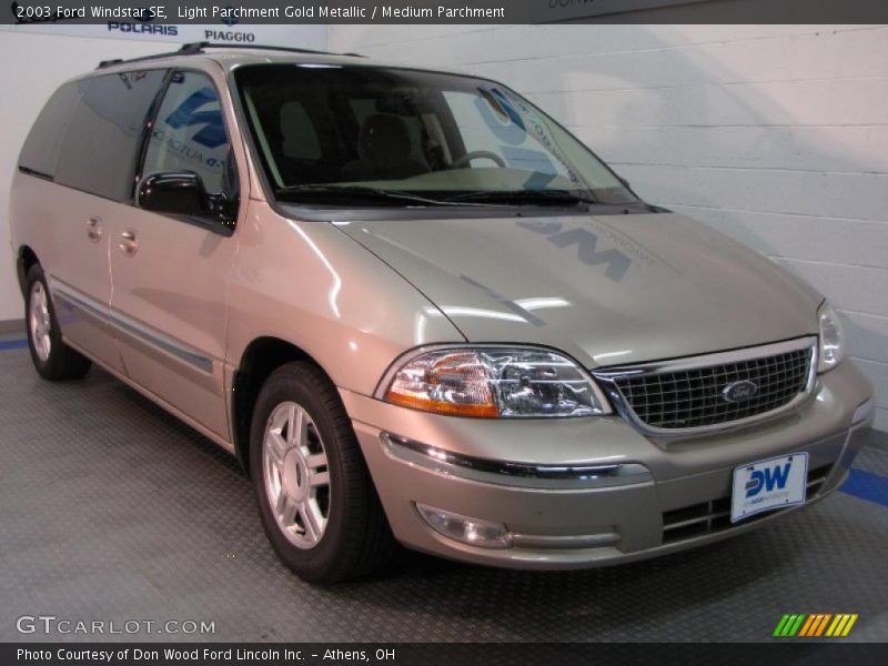 Light Parchment Gold Metallic / Medium Parchment 2003 Ford Windstar SE