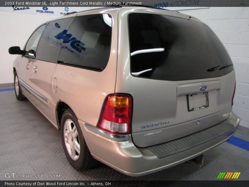 Light Parchment Gold Metallic / Medium Parchment 2003 Ford Windstar SE