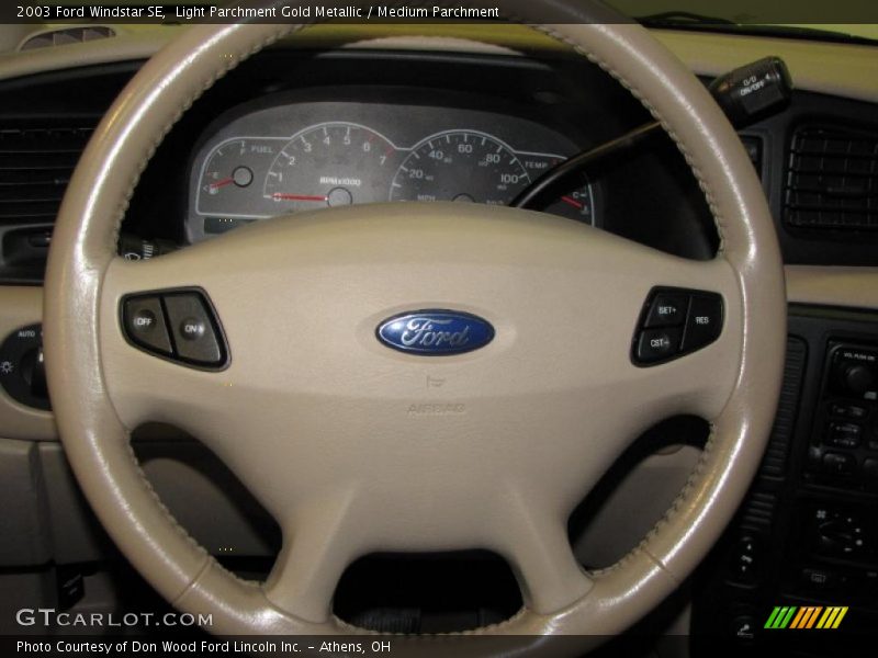 Light Parchment Gold Metallic / Medium Parchment 2003 Ford Windstar SE