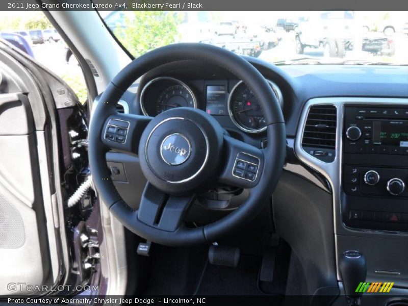 Blackberry Pearl / Black 2011 Jeep Grand Cherokee Laredo 4x4