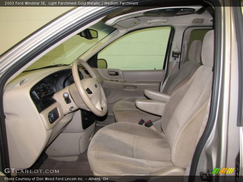 Light Parchment Gold Metallic / Medium Parchment 2003 Ford Windstar SE