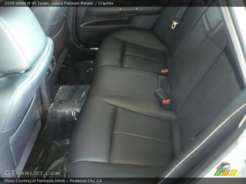 Liquid Platinum Metallic / Graphite 2008 Infiniti M 45 Sedan