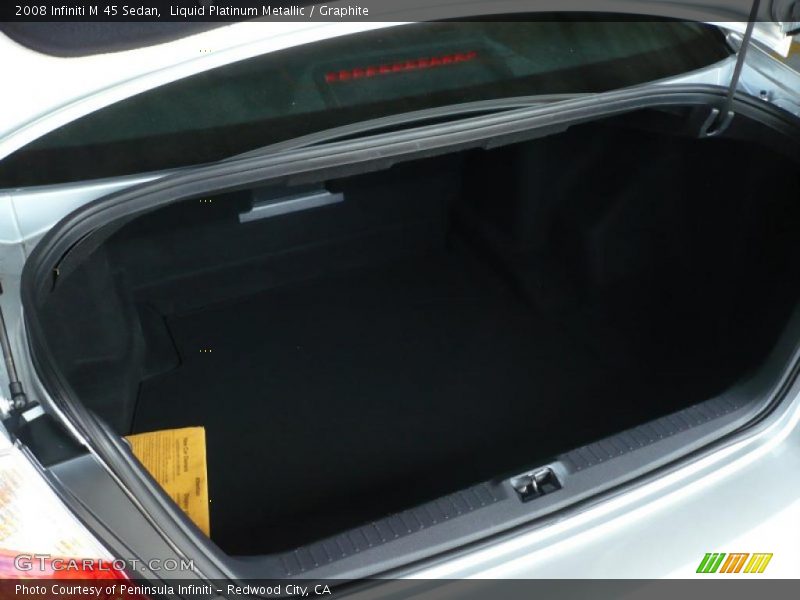 Liquid Platinum Metallic / Graphite 2008 Infiniti M 45 Sedan