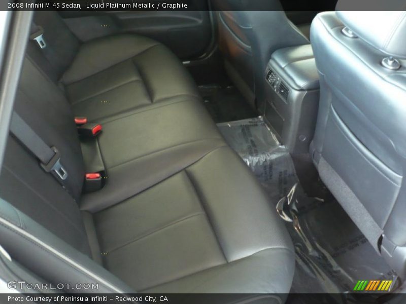 Liquid Platinum Metallic / Graphite 2008 Infiniti M 45 Sedan