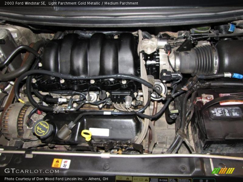 Light Parchment Gold Metallic / Medium Parchment 2003 Ford Windstar SE