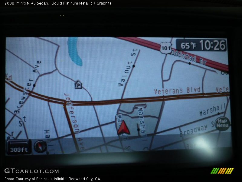 Liquid Platinum Metallic / Graphite 2008 Infiniti M 45 Sedan
