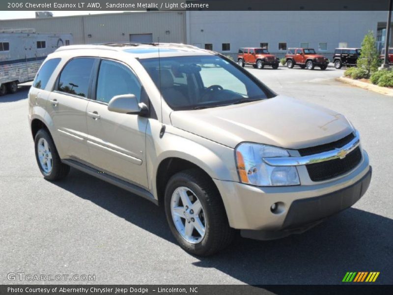 Sandstone Metallic / Light Cashmere 2006 Chevrolet Equinox LT AWD