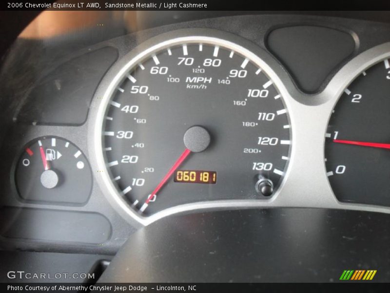 Sandstone Metallic / Light Cashmere 2006 Chevrolet Equinox LT AWD