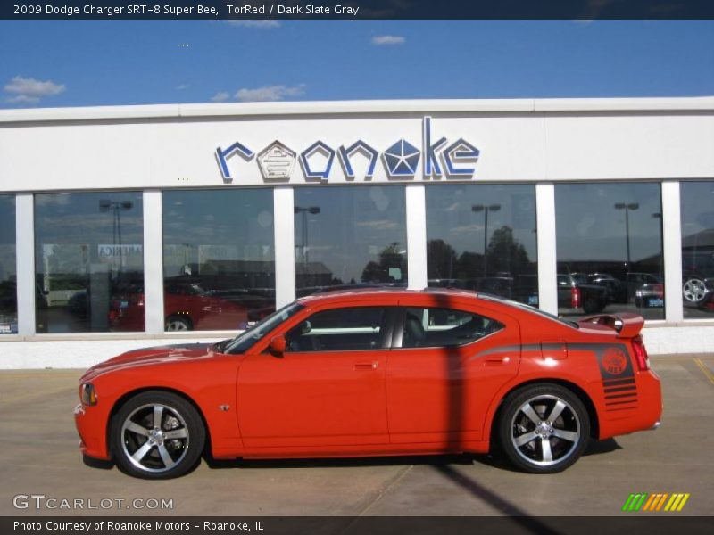 TorRed / Dark Slate Gray 2009 Dodge Charger SRT-8 Super Bee