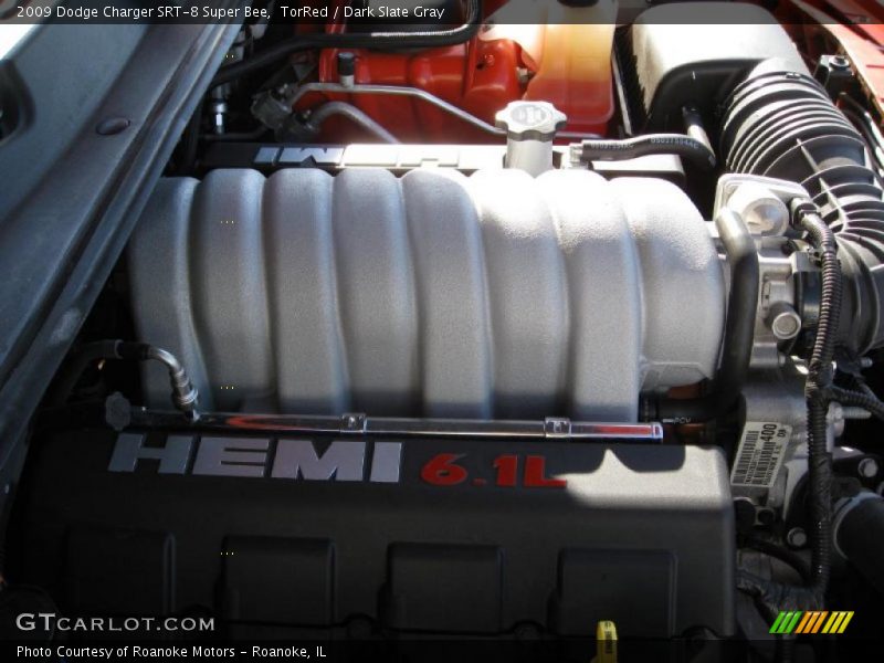 TorRed / Dark Slate Gray 2009 Dodge Charger SRT-8 Super Bee