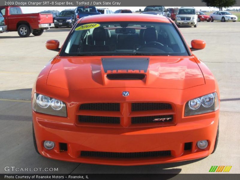 TorRed / Dark Slate Gray 2009 Dodge Charger SRT-8 Super Bee