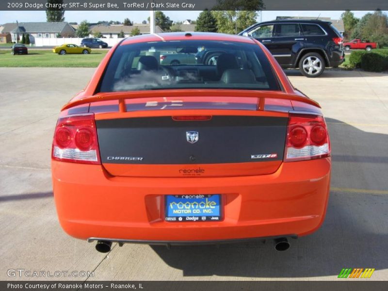 TorRed / Dark Slate Gray 2009 Dodge Charger SRT-8 Super Bee