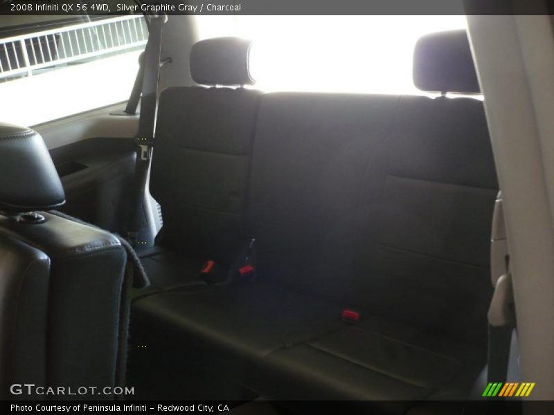 Silver Graphite Gray / Charcoal 2008 Infiniti QX 56 4WD