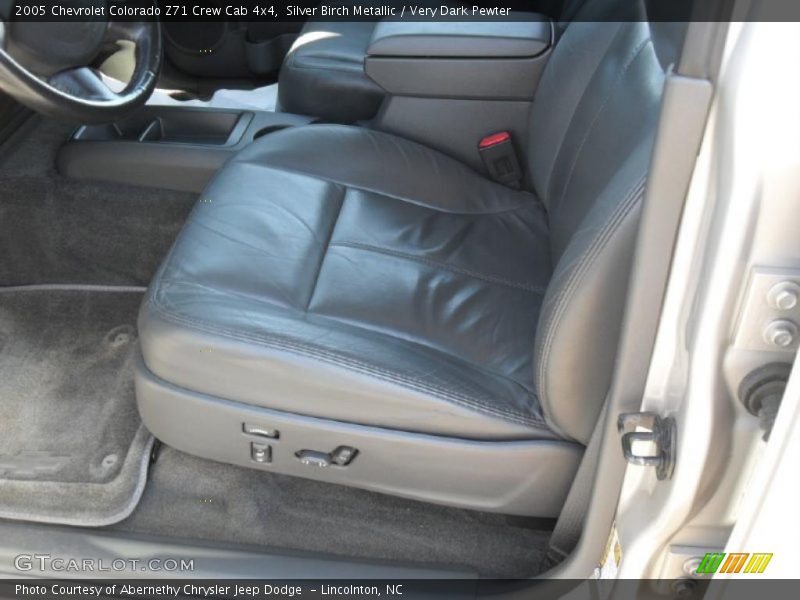 Silver Birch Metallic / Very Dark Pewter 2005 Chevrolet Colorado Z71 Crew Cab 4x4