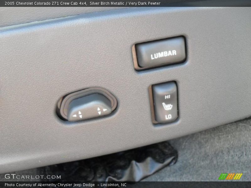 Silver Birch Metallic / Very Dark Pewter 2005 Chevrolet Colorado Z71 Crew Cab 4x4
