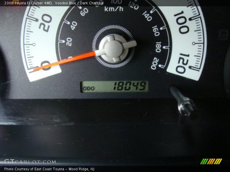 Voodoo Blue / Dark Charcoal 2008 Toyota FJ Cruiser 4WD
