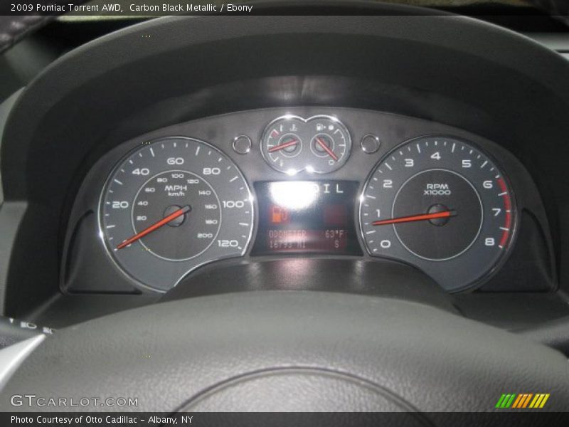 Carbon Black Metallic / Ebony 2009 Pontiac Torrent AWD