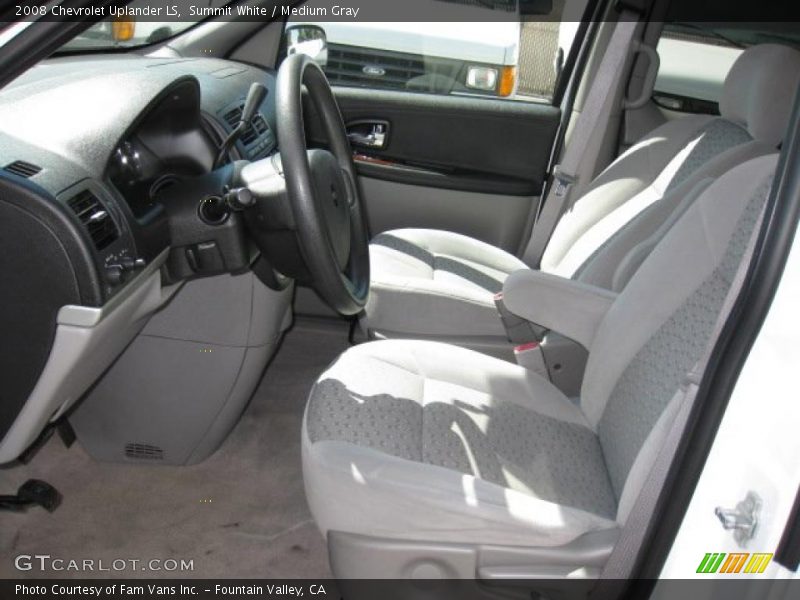 Summit White / Medium Gray 2008 Chevrolet Uplander LS