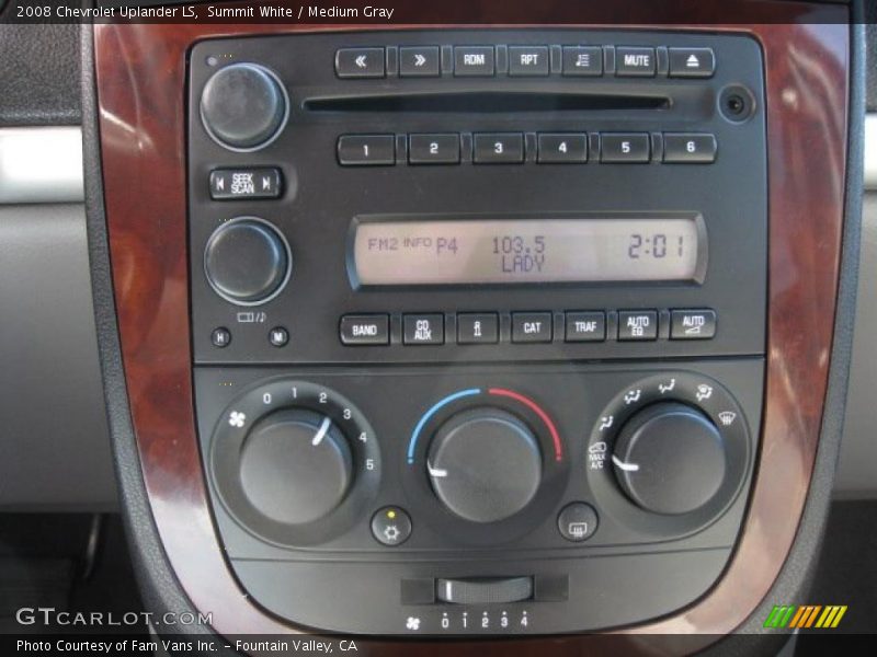 Summit White / Medium Gray 2008 Chevrolet Uplander LS