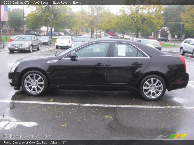 Black Raven / Ebony 2009 Cadillac CTS 4 AWD Sedan