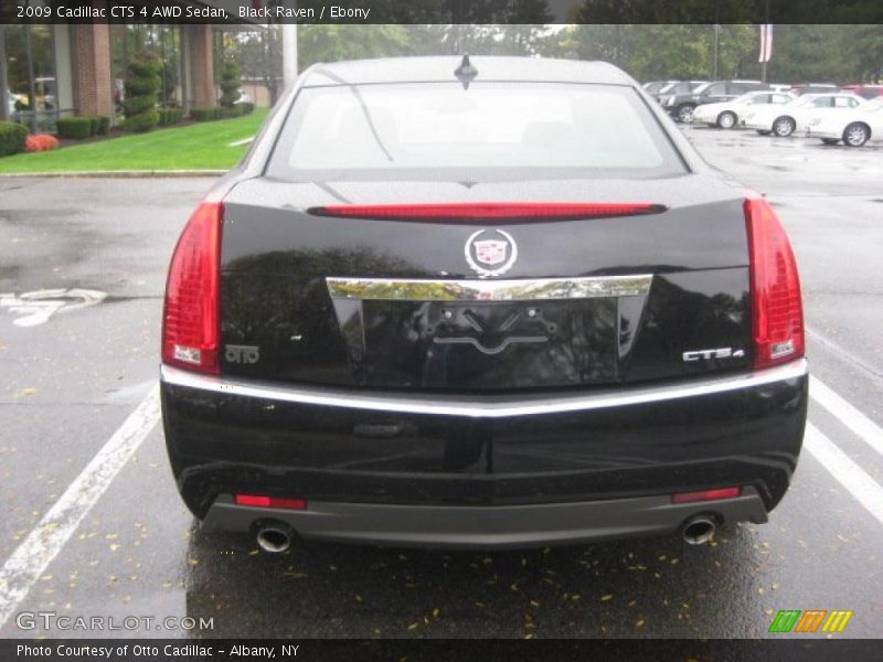 Black Raven / Ebony 2009 Cadillac CTS 4 AWD Sedan