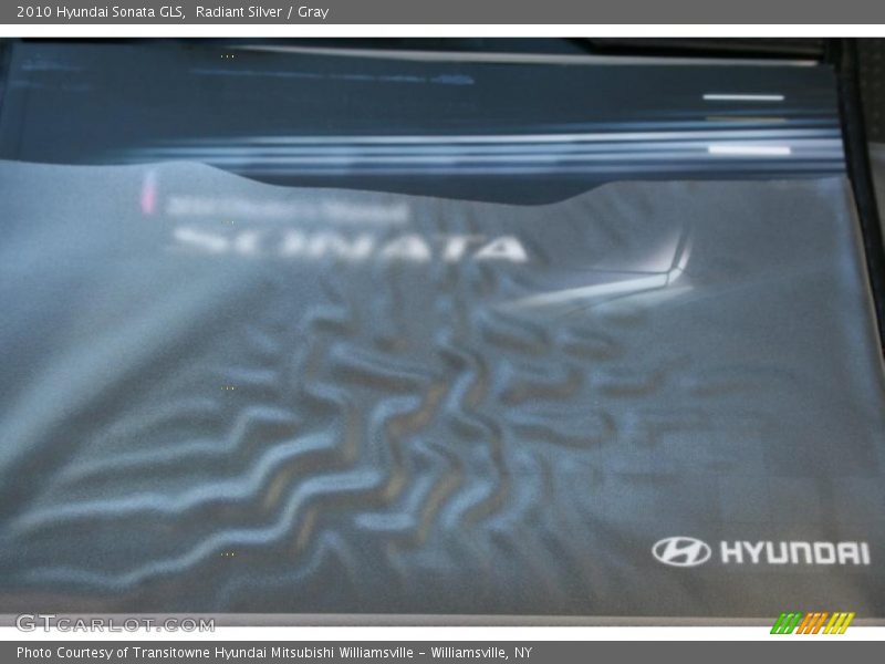 Radiant Silver / Gray 2010 Hyundai Sonata GLS