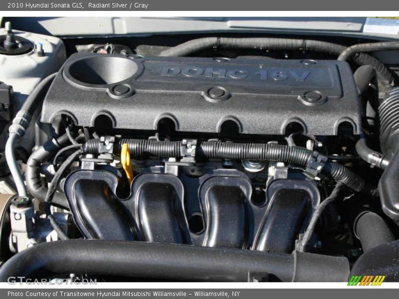 Radiant Silver / Gray 2010 Hyundai Sonata GLS