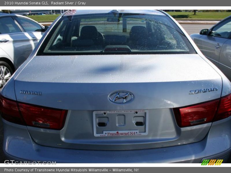 Radiant Silver / Gray 2010 Hyundai Sonata GLS