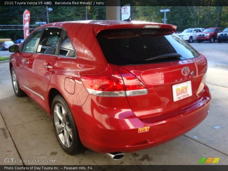 Barcelona Red Metallic / Ivory 2010 Toyota Venza V6 AWD