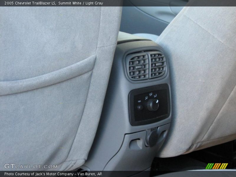 Summit White / Light Gray 2005 Chevrolet TrailBlazer LS