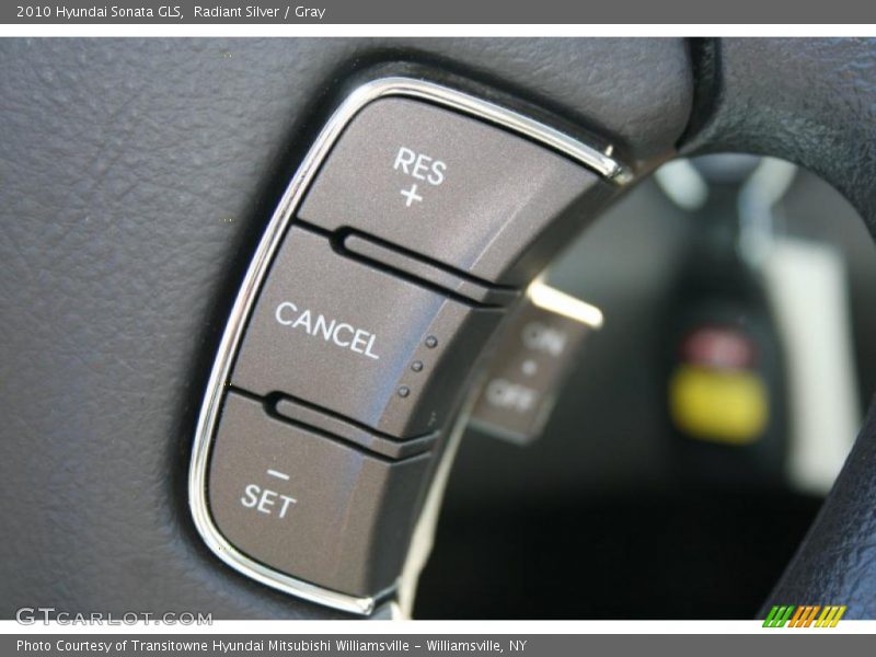 Radiant Silver / Gray 2010 Hyundai Sonata GLS