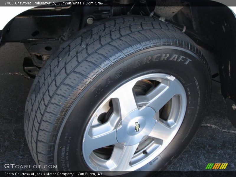 Summit White / Light Gray 2005 Chevrolet TrailBlazer LS