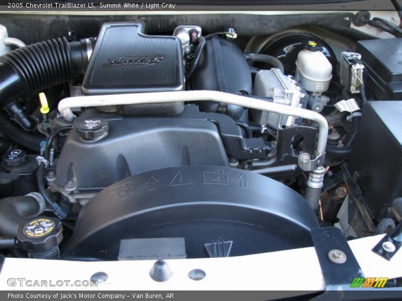 Summit White / Light Gray 2005 Chevrolet TrailBlazer LS