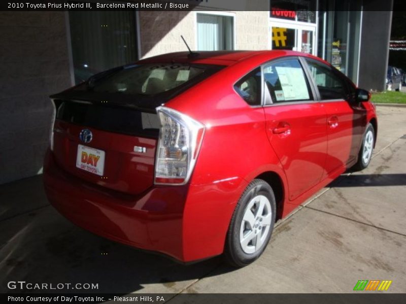 Barcelona Red Metallic / Bisque 2010 Toyota Prius Hybrid III