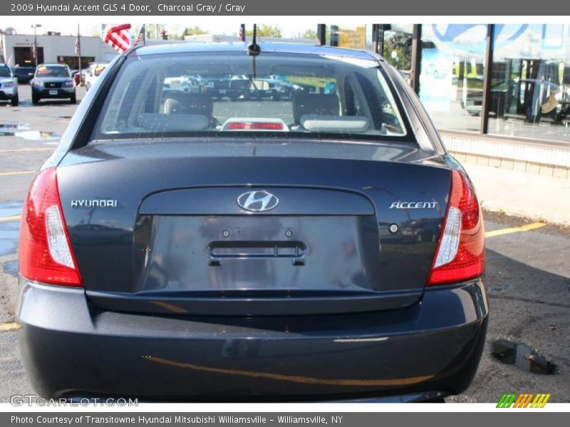 Charcoal Gray / Gray 2009 Hyundai Accent GLS 4 Door