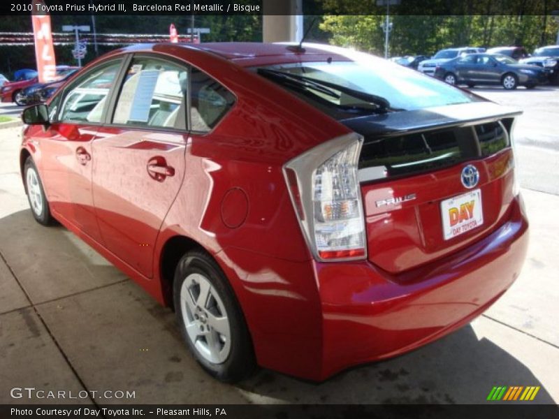 Barcelona Red Metallic / Bisque 2010 Toyota Prius Hybrid III