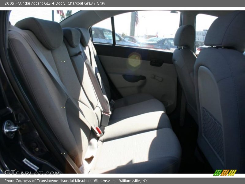 Charcoal Gray / Gray 2009 Hyundai Accent GLS 4 Door