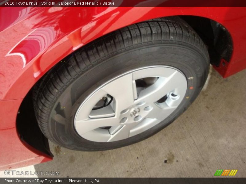 Barcelona Red Metallic / Bisque 2010 Toyota Prius Hybrid III