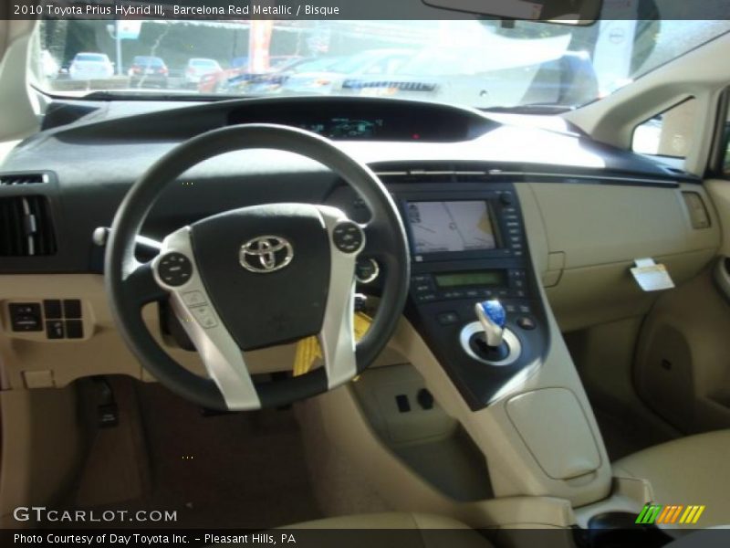 Barcelona Red Metallic / Bisque 2010 Toyota Prius Hybrid III