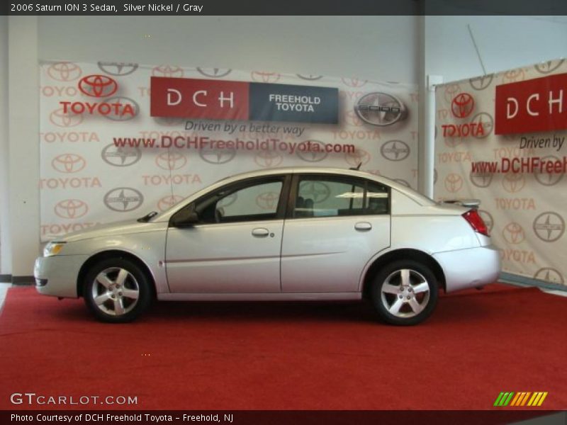 Silver Nickel / Gray 2006 Saturn ION 3 Sedan