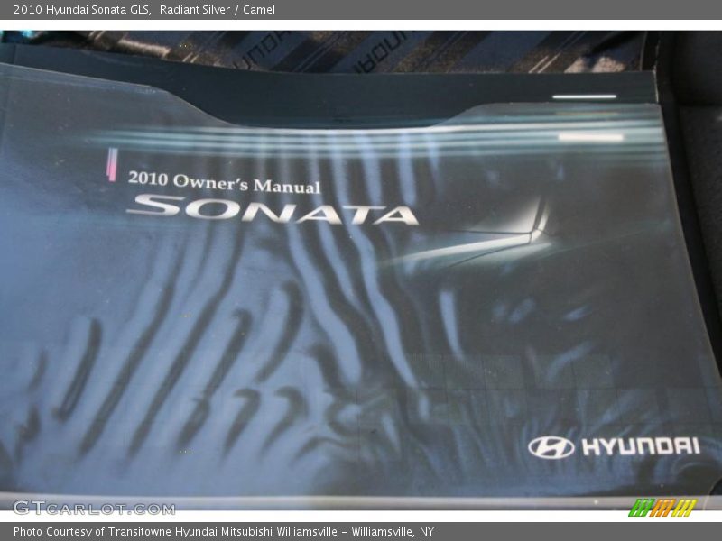 Radiant Silver / Camel 2010 Hyundai Sonata GLS
