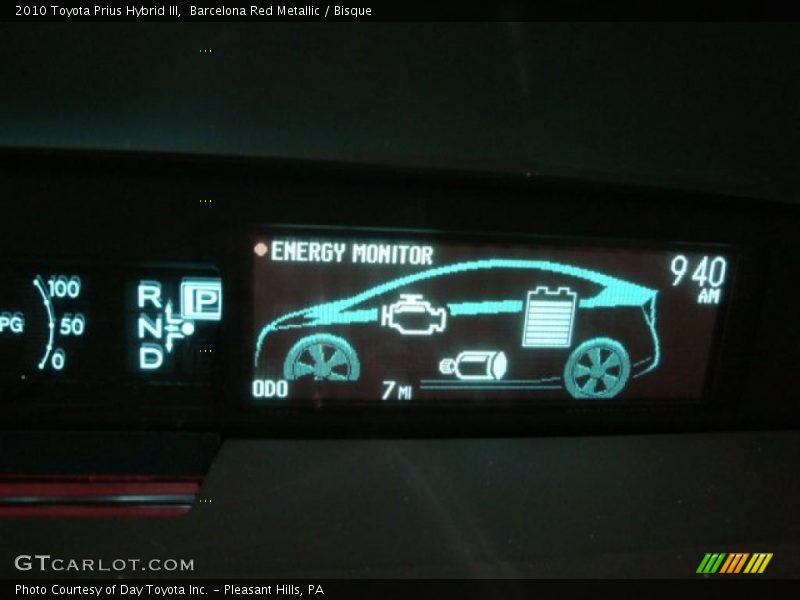 Barcelona Red Metallic / Bisque 2010 Toyota Prius Hybrid III