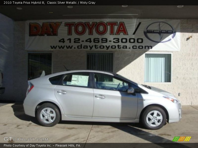 Classic Silver Metallic / Misty Gray 2010 Toyota Prius Hybrid III