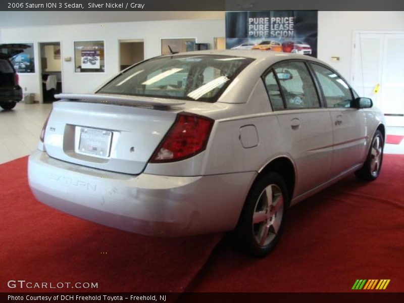 Silver Nickel / Gray 2006 Saturn ION 3 Sedan