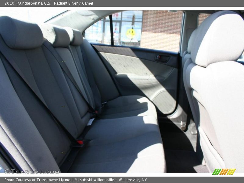 Radiant Silver / Camel 2010 Hyundai Sonata GLS