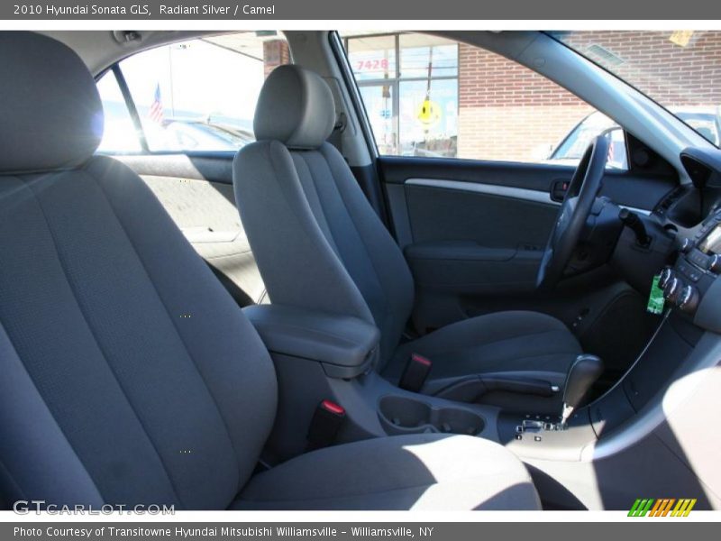 Radiant Silver / Camel 2010 Hyundai Sonata GLS