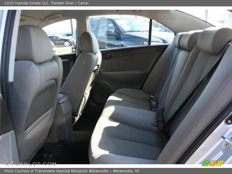 Radiant Silver / Camel 2010 Hyundai Sonata GLS