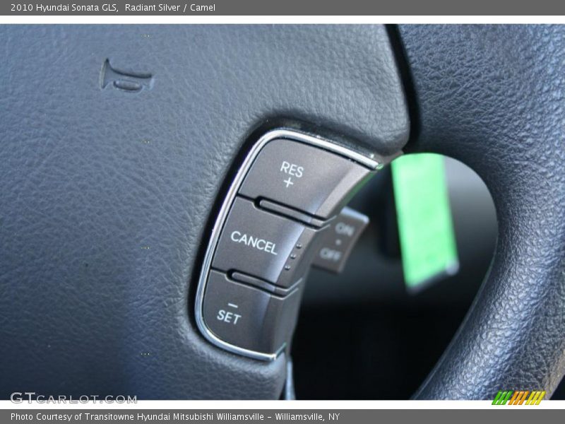 Radiant Silver / Camel 2010 Hyundai Sonata GLS