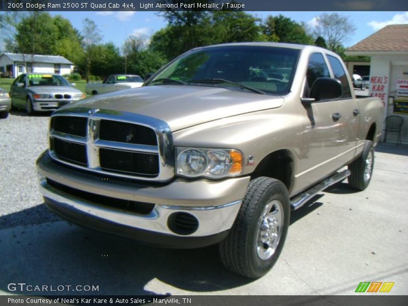 Light Almond Pearl Metallic / Taupe 2005 Dodge Ram 2500 ST Quad Cab 4x4